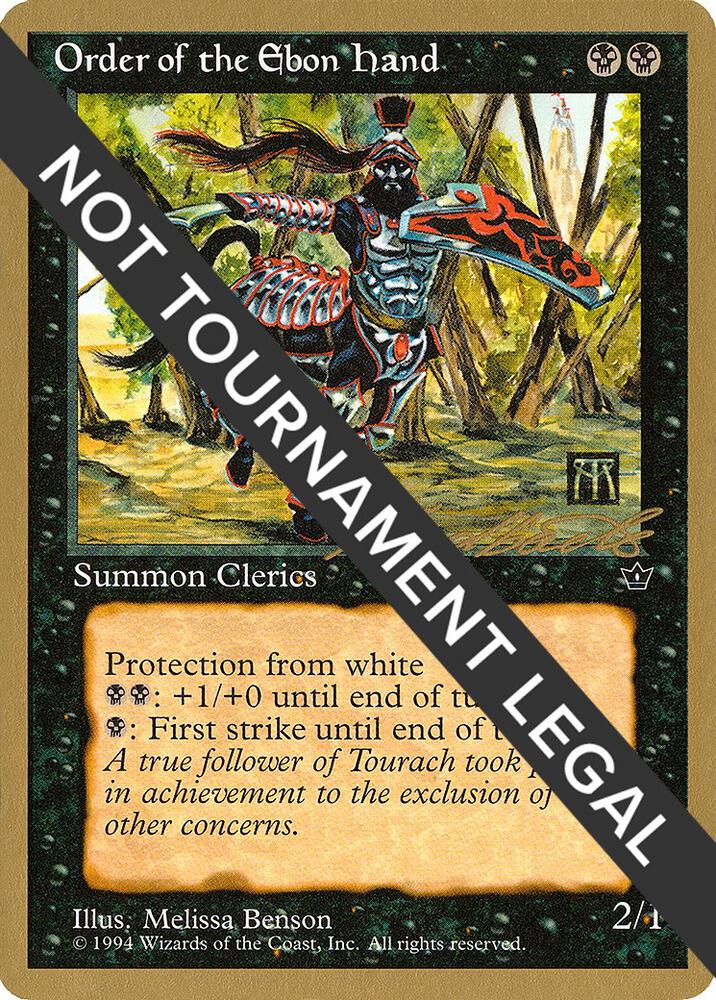 Order of the Ebon Hand (Benson) - 1996 Leon Lindback (FEM) [World Championship Decks]