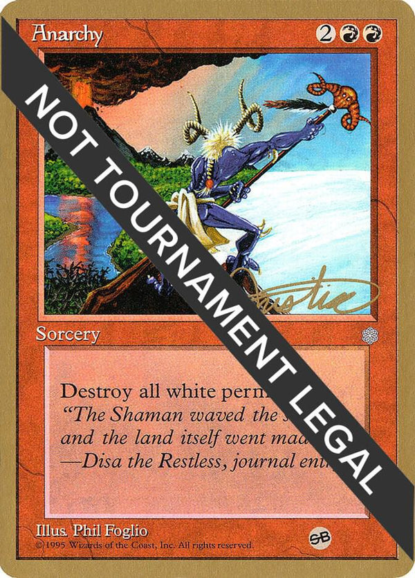 Anarchy - 1996 Mark Justice (ICE) (SB) [World Championship Decks]