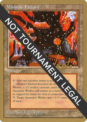 Mishra's Factory - 1996 Michael Loconto (4ED) [World Championship Decks]