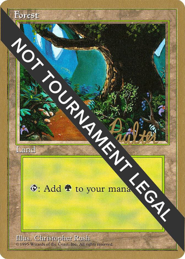 Forest (B) - 1996 Preston Poulter (4ED) [World Championship Decks]