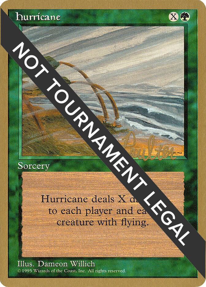 Hurricane - 1996 Preston Poulter (4ED) [World Championship Decks]