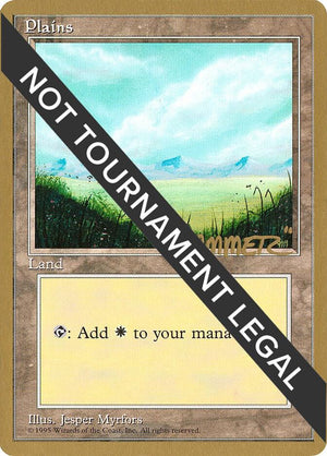 Plains (A) - 1996 Preston Poulter (4ED) [World Championship Decks]