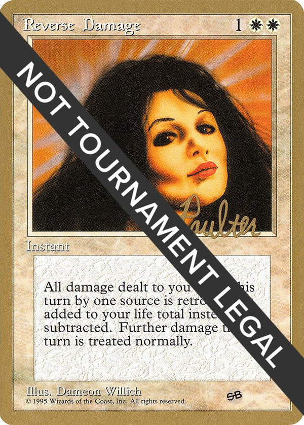 Reverse Damage - 1996 Preston Poulter (4ED) (SB) [World Championship Decks]