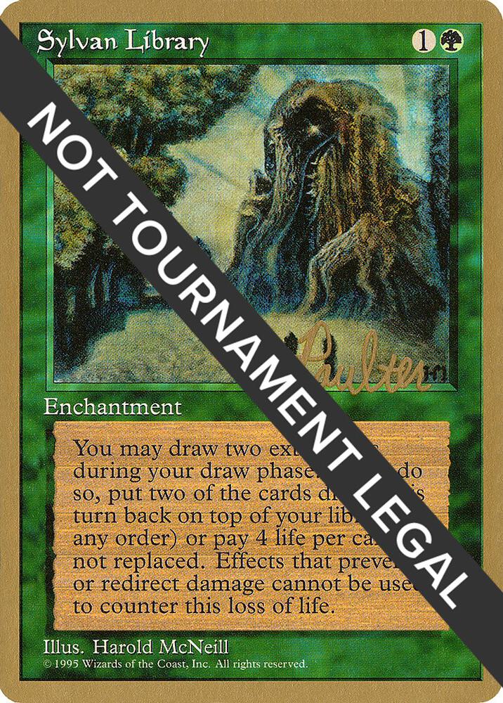 Sylvan Library - 1996 Preston Poulter (4ED) [World Championship Decks]