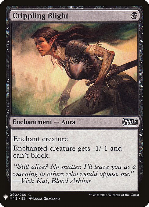 Crippling Blight (M15-92) [The List]
