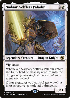 Nadaar, Selfless Paladin (27p) [Adventures in the Forgotten Realms Promos]