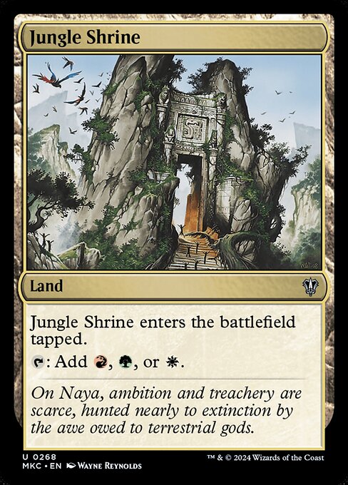 Jungle Shrine (268) [Murders at Karlov Manor Commander]