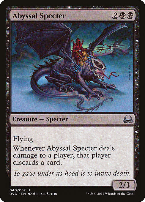 Abyssal Specter (40) [Duel Decks Anthology: Divine vs. Demonic]