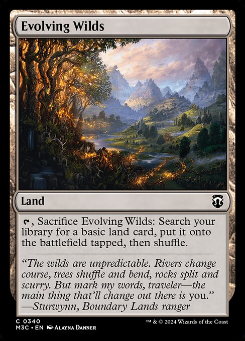 Evolving Wilds (340) [Modern Horizons 3 Commander]
