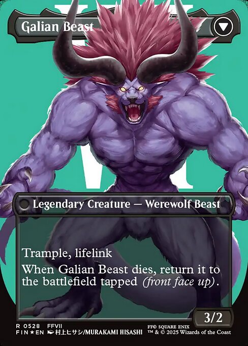 Vincent Valentine // Galian Beast (528) [Final Fantasy] Reverse