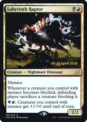 Labyrinth Raptor (193s) [Ikoria: Lair of Behemoths Promos]