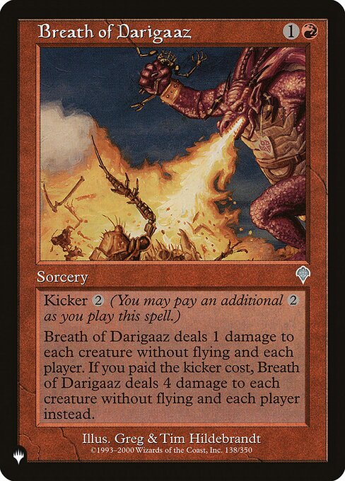 Breath of Darigaaz (INV-138) [The List]