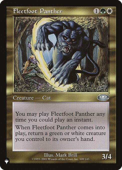 Fleetfoot Panther (PLS-108) [The List]