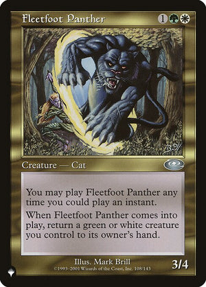 Fleetfoot Panther (PLS-108) [The List]