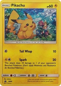 Pikachu - SM86 (General Mills Promo) (SM86) [Miscellaneous Cards and Products]