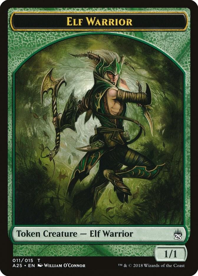 Elf Warrior Token (011) [Masters 25]