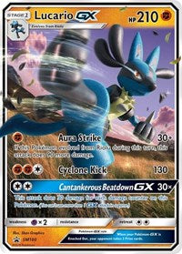 Lucario GX - SM100 (SM100) [SM Promos]