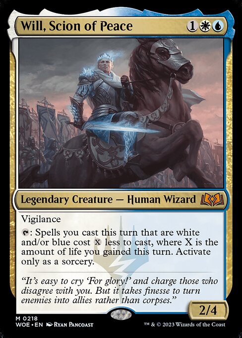 Will, Scion of Peace (218) [Wilds of Eldraine]