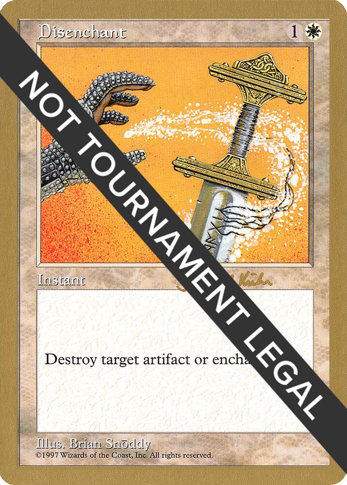 Disenchant - 1997 Janosch Kuhn (5ED) [World Championship Decks]