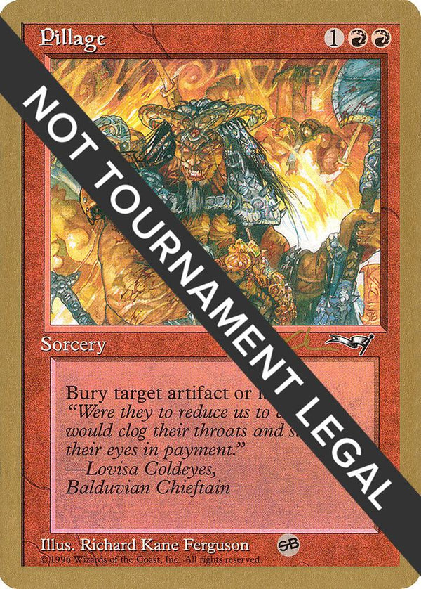 Pillage - 1997 Paul McCabe (ALL) (SB) [World Championship Decks]