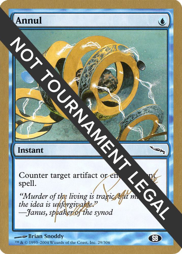 Annul - 2004 Aeo Paquette (MRD) (SB) [World Championship Decks]