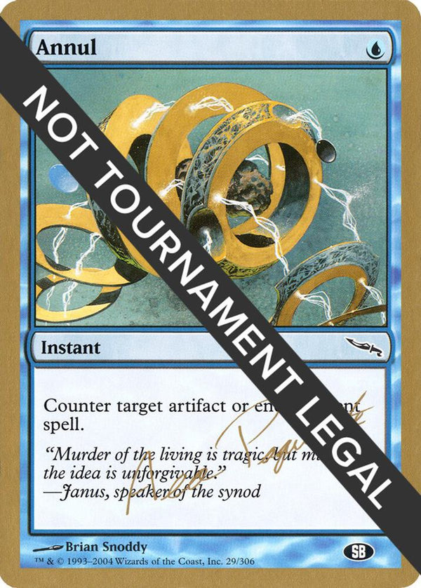 Annul - 2004 Aeo Paquette (MRD) (SB) [World Championship Decks]