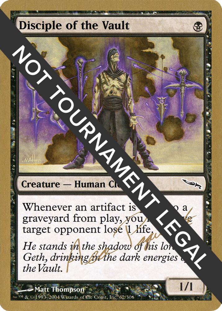 Disciple of the Vault - 2004 Aeo Paquette (MRD) [World Championship Decks]