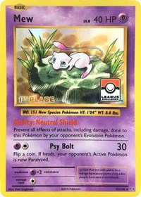 Mew - 53/108 (League Challenge) [1st Place] (053/108) [League and Championship Cards]