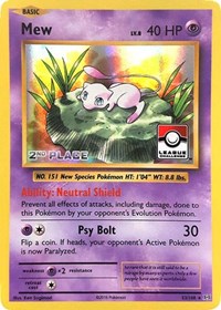 Mew - 53/108 (League Challenge) [2nd Place] (053/108) [League and Championship Cards]