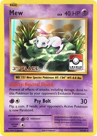 Mew - 53/108 (League Challenge) [3rd Place] (053/108) [League and Championship Cards]