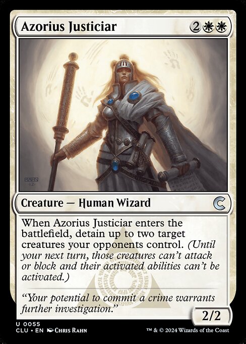 Azorius Justiciar (55) [Ravnica: Clue Edition]