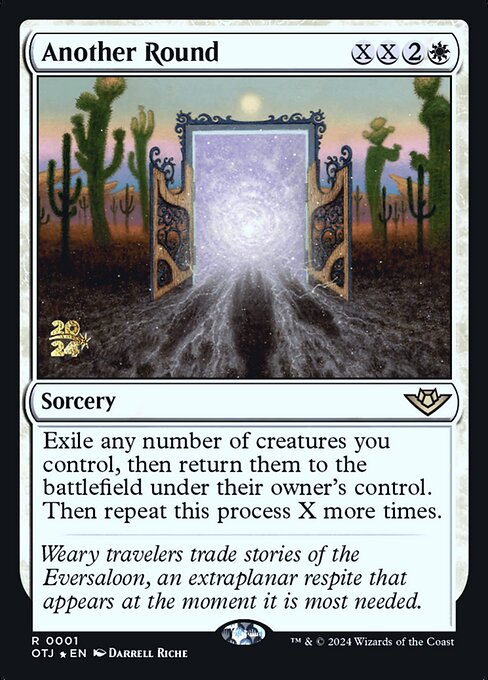 Another Round (1s) [Outlaws of Thunder Junction Promos]