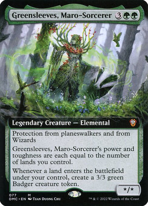 Greensleeves, Maro-Sorcerer (77) [Dominaria United Commander] [Extended Art]