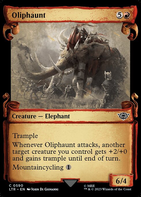 Oliphaunt (590) [The Lord of the Rings: Tales of Middle-earth] [Showcase]