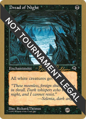 Dread of Night - 1998 Brian Selden (TMP) (SB) [World Championship Decks]