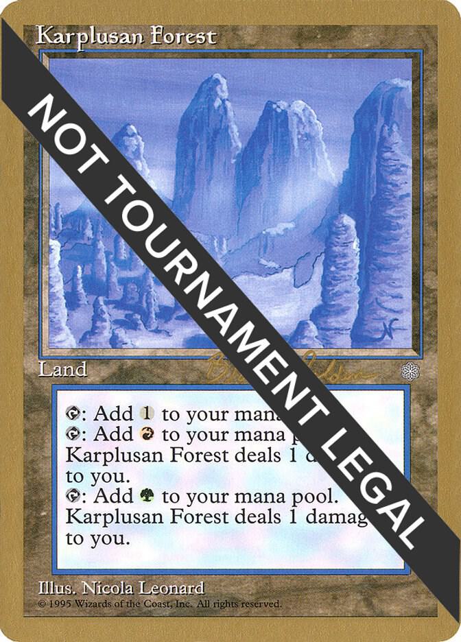 Karplusan Forest - 1998 Brian Selden (ICE) [World Championship Decks]