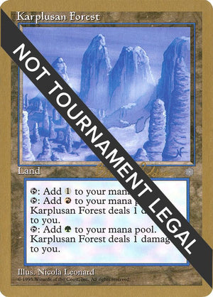 Karplusan Forest - 1998 Brian Selden (ICE) [World Championship Decks]
