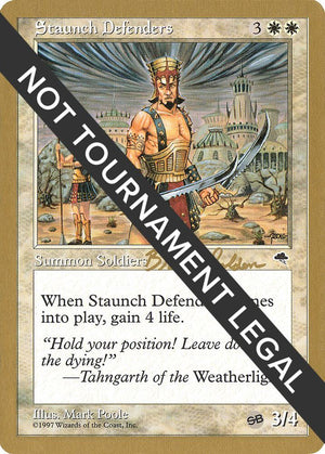 Staunch Defenders - 1998 Brian Selden (TMP) (SB) [World Championship Decks]