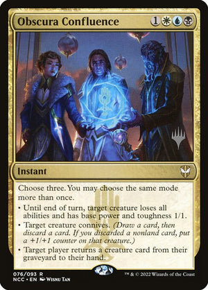Obscura Confluence (76p) [New Capenna Commander Promos]