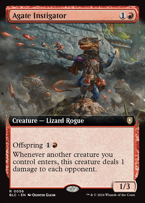 Agate Instigator (56) [Bloomburrow Commander]