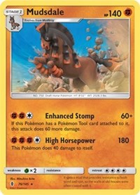 Mudsdale - 76/145 (Prerelease Kit Exclusive) (076/145) [Deck Exclusives]
