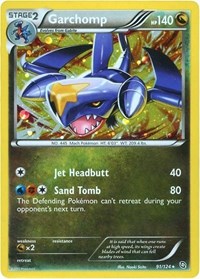 Garchomp - 91/124 (Cosmos Holo) (091/124) [Blister Exclusives]