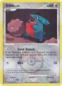 Gible - 106/147 (Championship Promo) [Staff] (106/147) [League and Championship Cards]