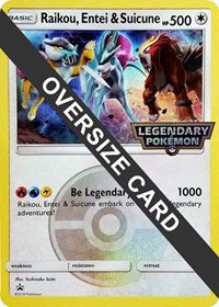Raikou, Entei & Suicune [Jumbo Cards]
