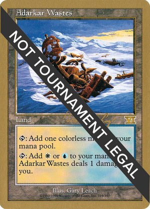 Adarkar Wastes - 2000 Tom van de Logt (6ED) [World Championship Decks]