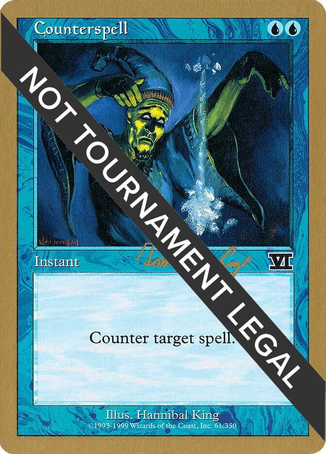 Counterspell - 2000 Tom van de Logt (6ED) [World Championship Decks]