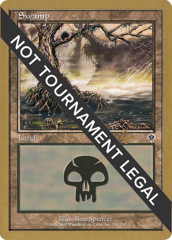 Swamp (339) - 2001 Tom van de Logt (INV) [World Championship Decks]