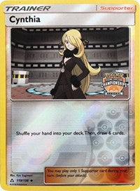 Cynthia - 119/156 (Regional Championships) (119/156) [League and Championship Cards]