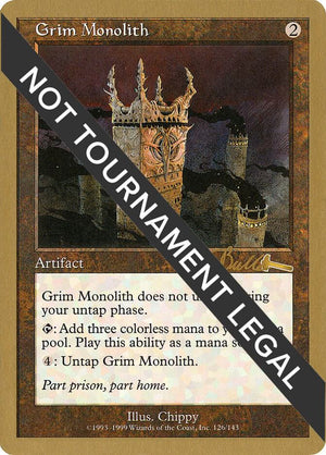 Grim Monolith - 1999 Kai Budde (ULG) [World Championship Decks]