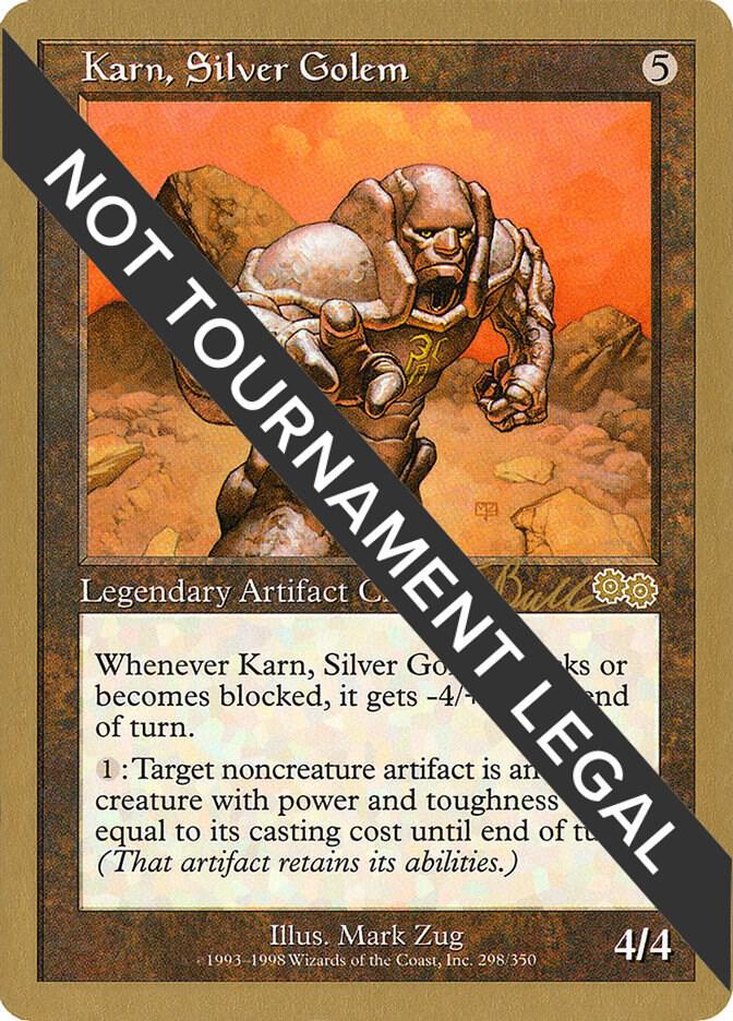 Karn, Silver Golem - 1999 Kai Budde (USG) [World Championship Decks]